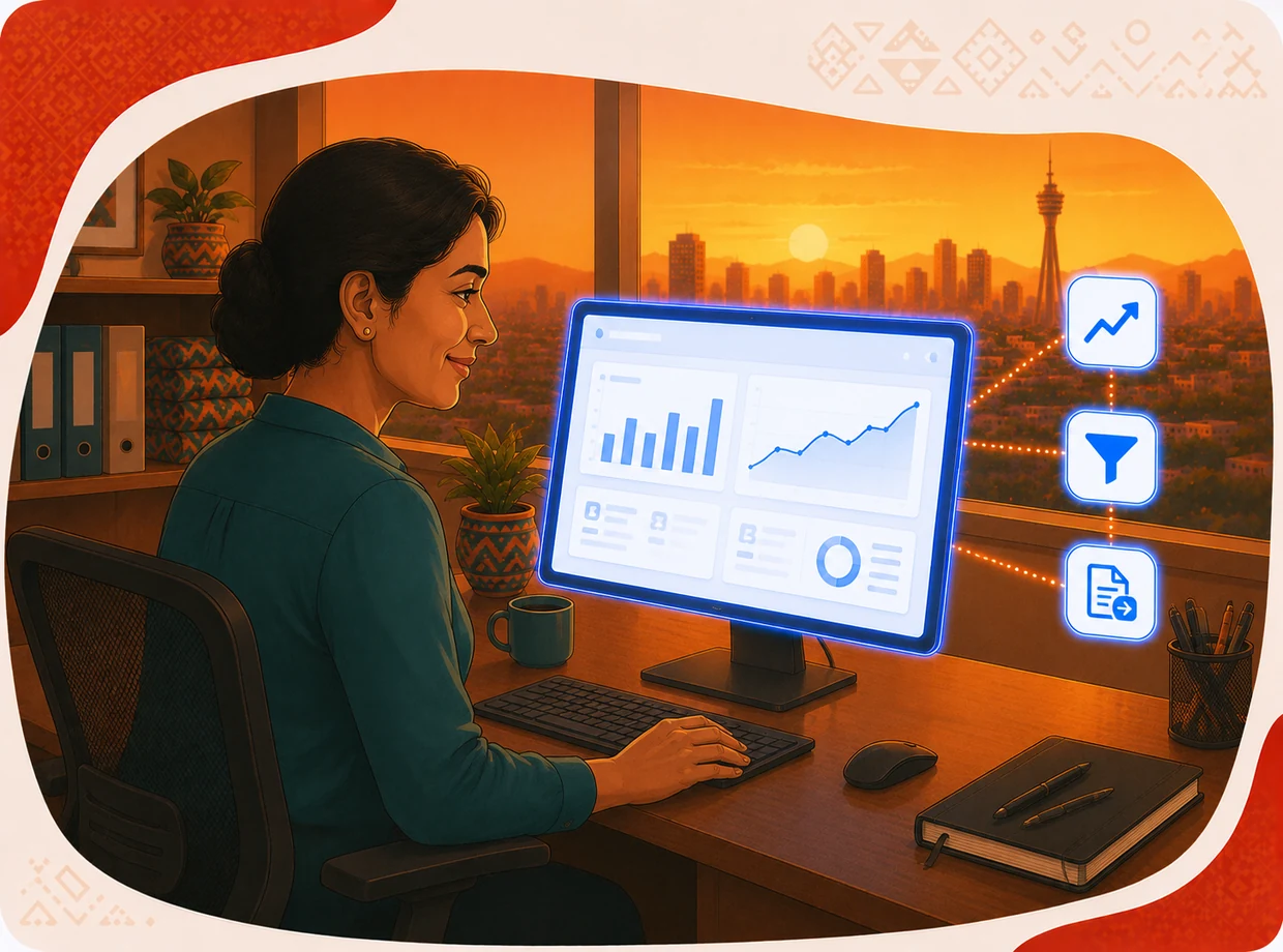 Real-time finance and operations dashboard